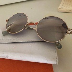 Elizabeth and James Mott Mirrored Round Sunglasses